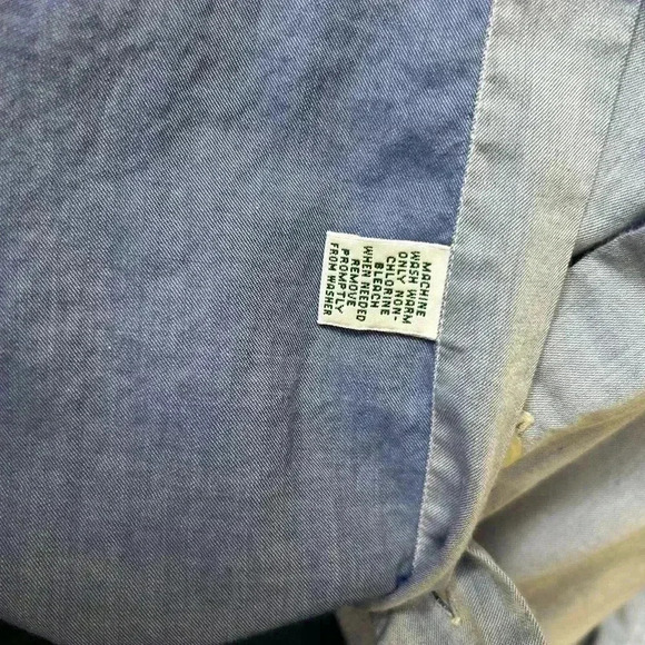 Ralph Lauren 100% cotton, size 15 1/2, sleeve 34/35, button up - Picture 4 of 4